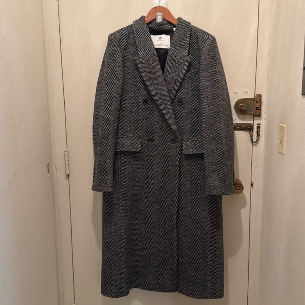 Aritzia Babaton Constant Coat Herringbone